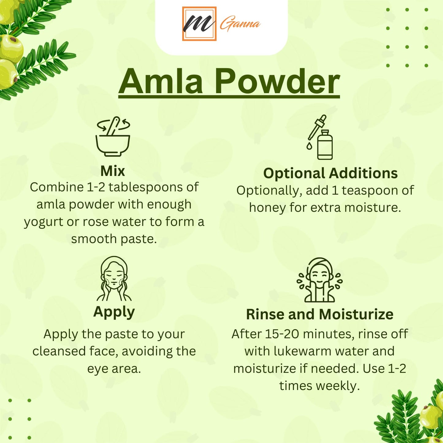 mGanna Amla Powder 250 g