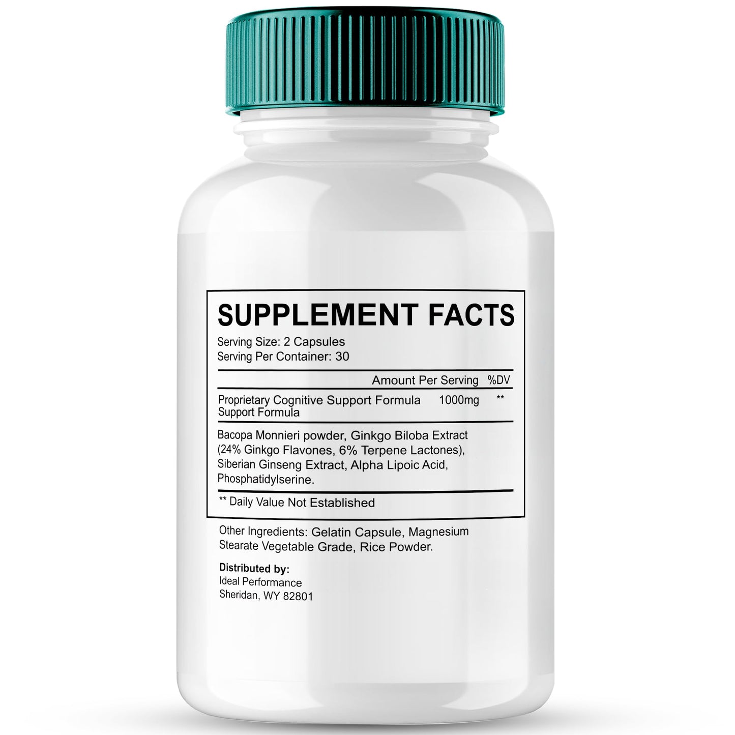 IDEAL PERFORMANCE Neurotoned Reconnect Plus Brain Health & Memory Support Capsules 180