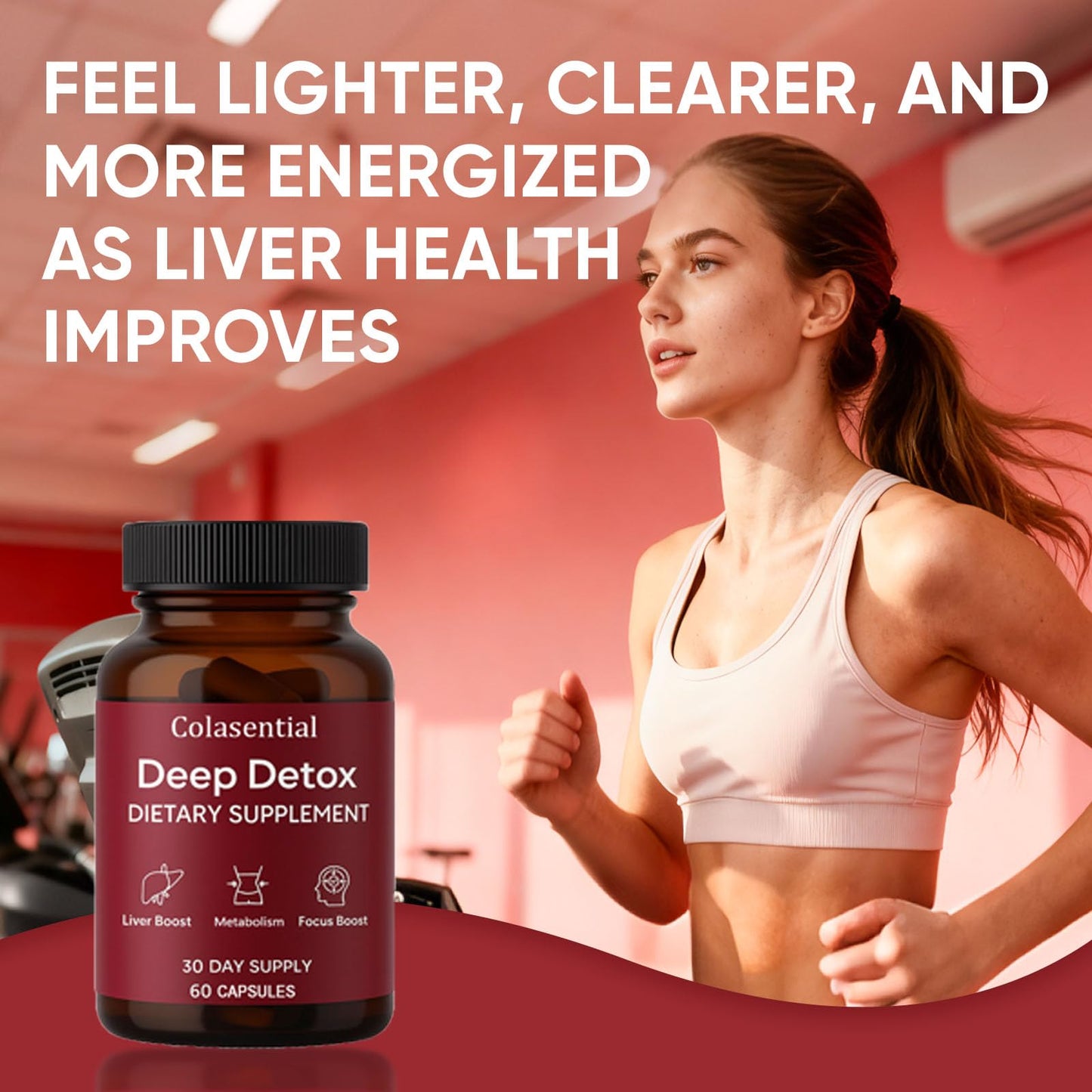 BERSEG Colasential Max Liver Detox Capsules, 60 Count