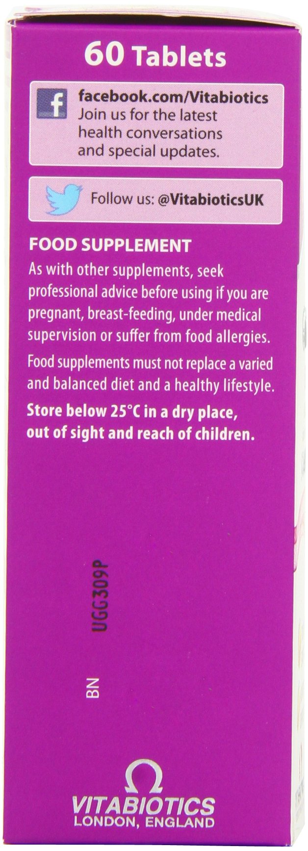 Vitabiotics Ultra Ginkgo and Ginseng Tablets, 60 Tablets