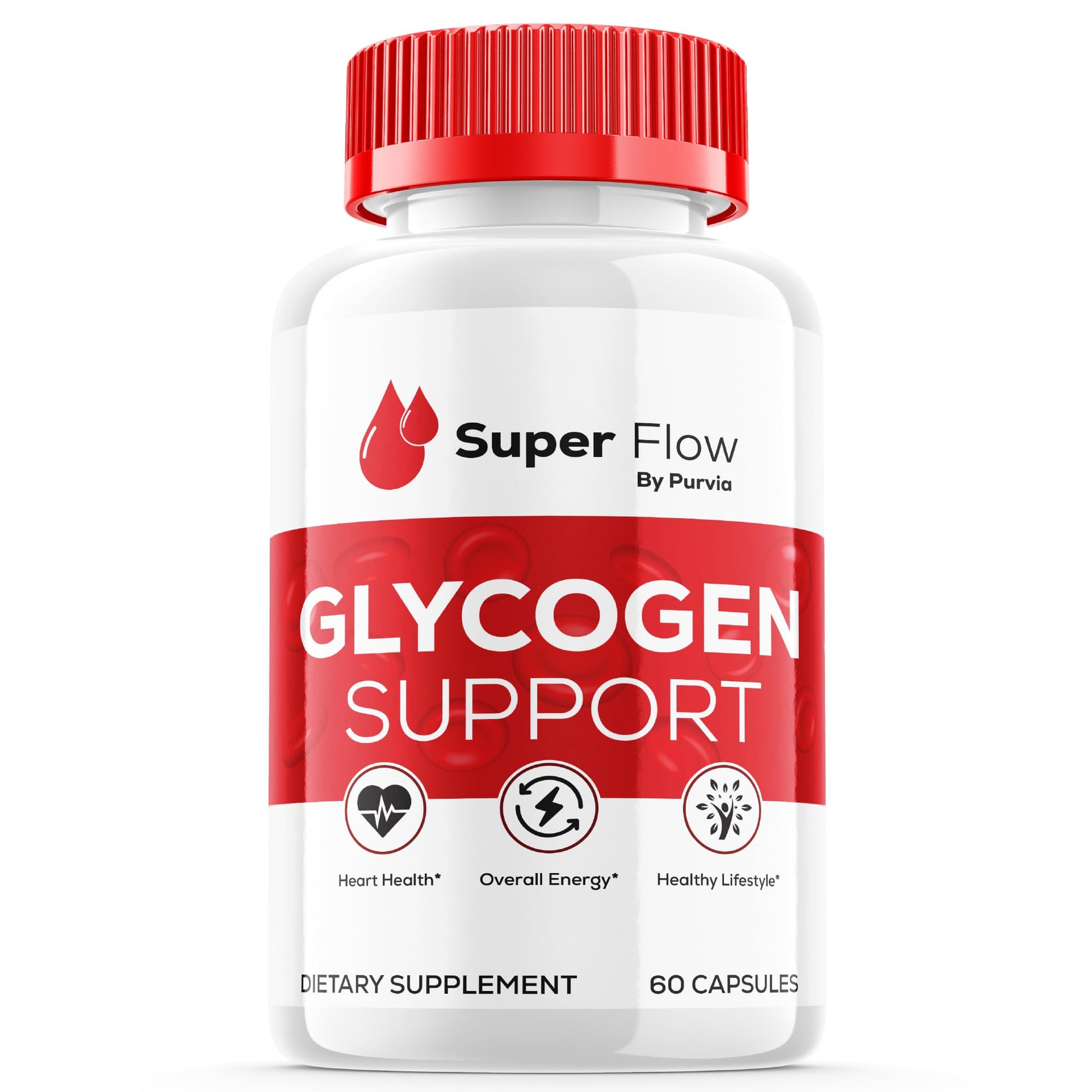 Purvia Super Flow Glycogen Optimizer Capsule 120 Count