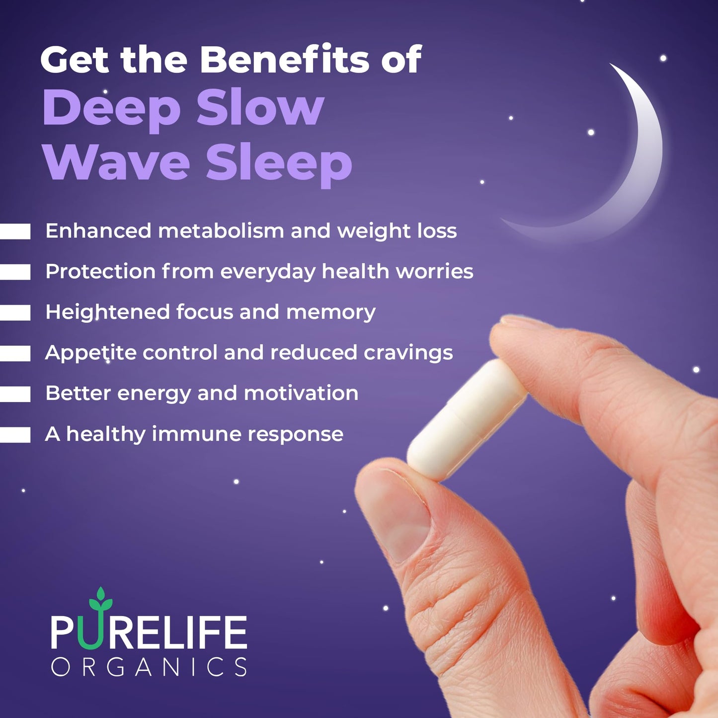 PureLife Organics Pure Sleep 120 Capsules