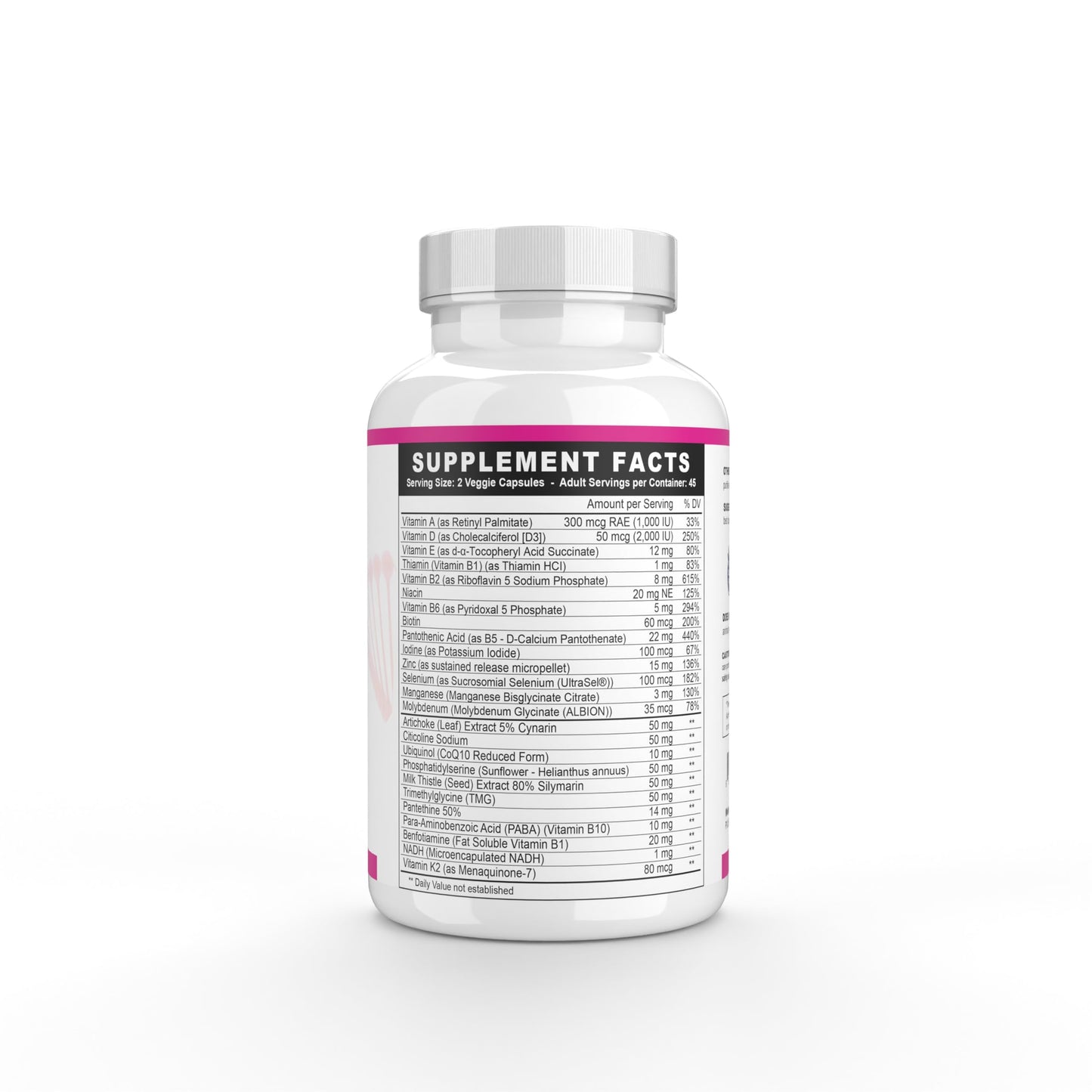 Methyl-Life Non-Methylated Multivitamin Capsules, 90 Count