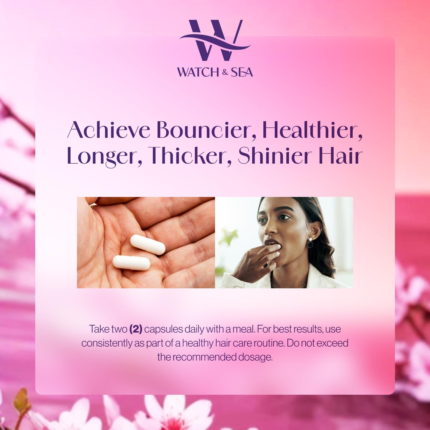 WATCH & SEA BEAUTY Hair Flourishing Extra-Strength Capsules 30 Capsules