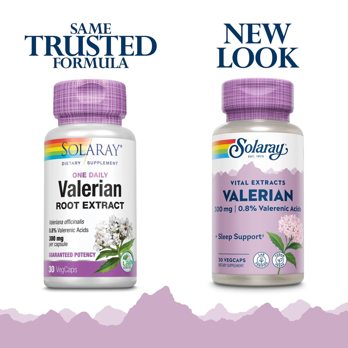 SOLARAY Valerian Root Extract One Daily Capsule, 30 Count