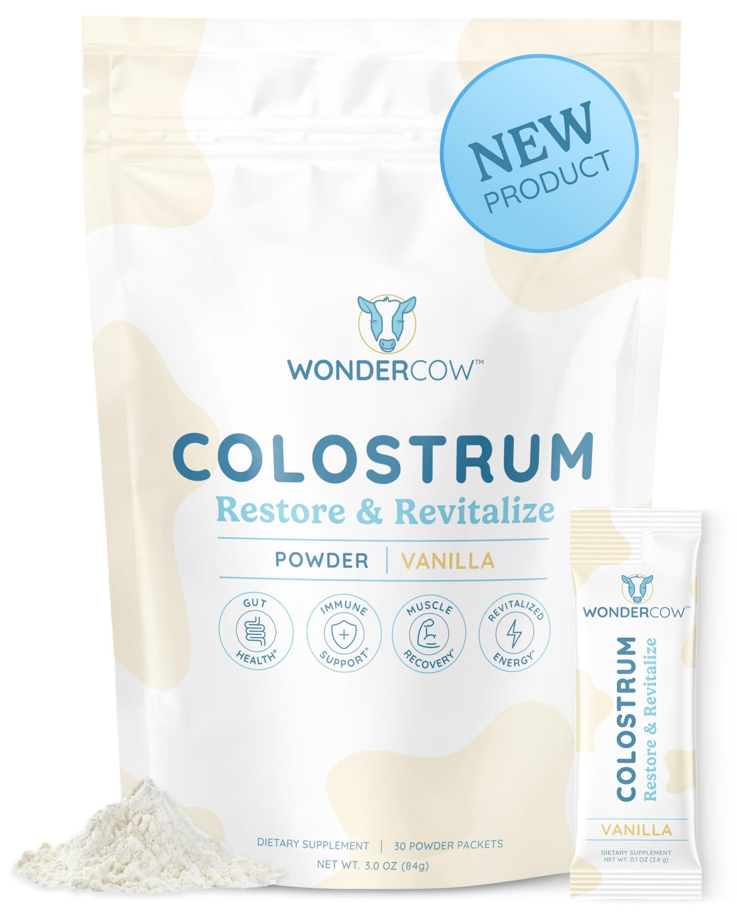 WONDERCOW Colostrum Supplement Powder 30 Servings