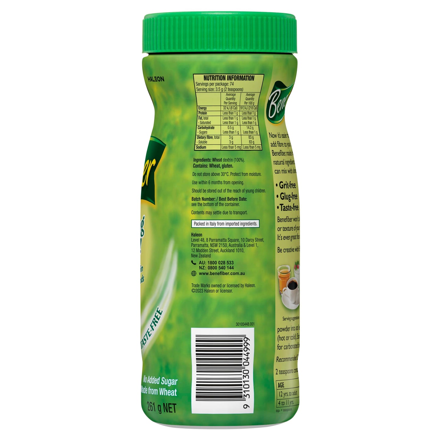 Benefiber Taste-Free, Sugar-Free Fiber Supplement Powder 9.2 Ounce