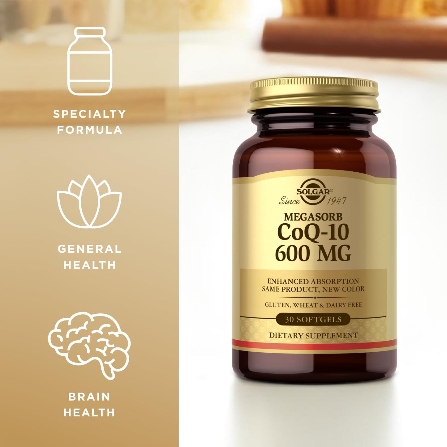Solgar Megasorb CoQ-10 600 mg Softgels, 30 Softgels