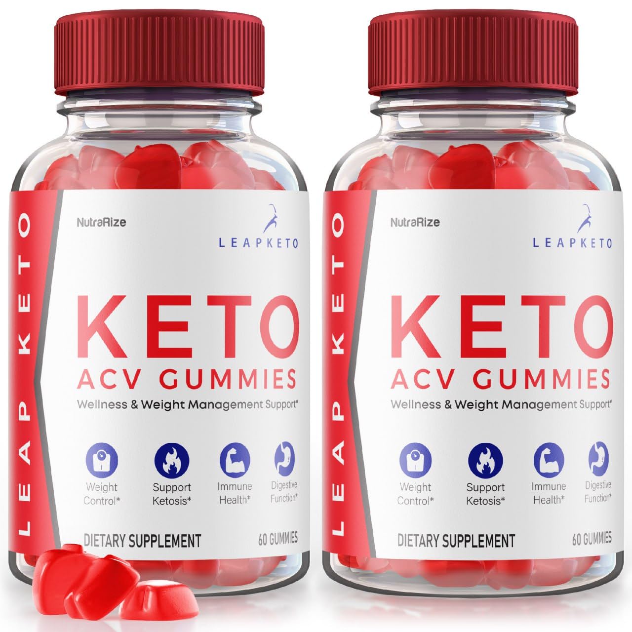 NutraRize Leap Keto ACV Gummies 120 Gummies