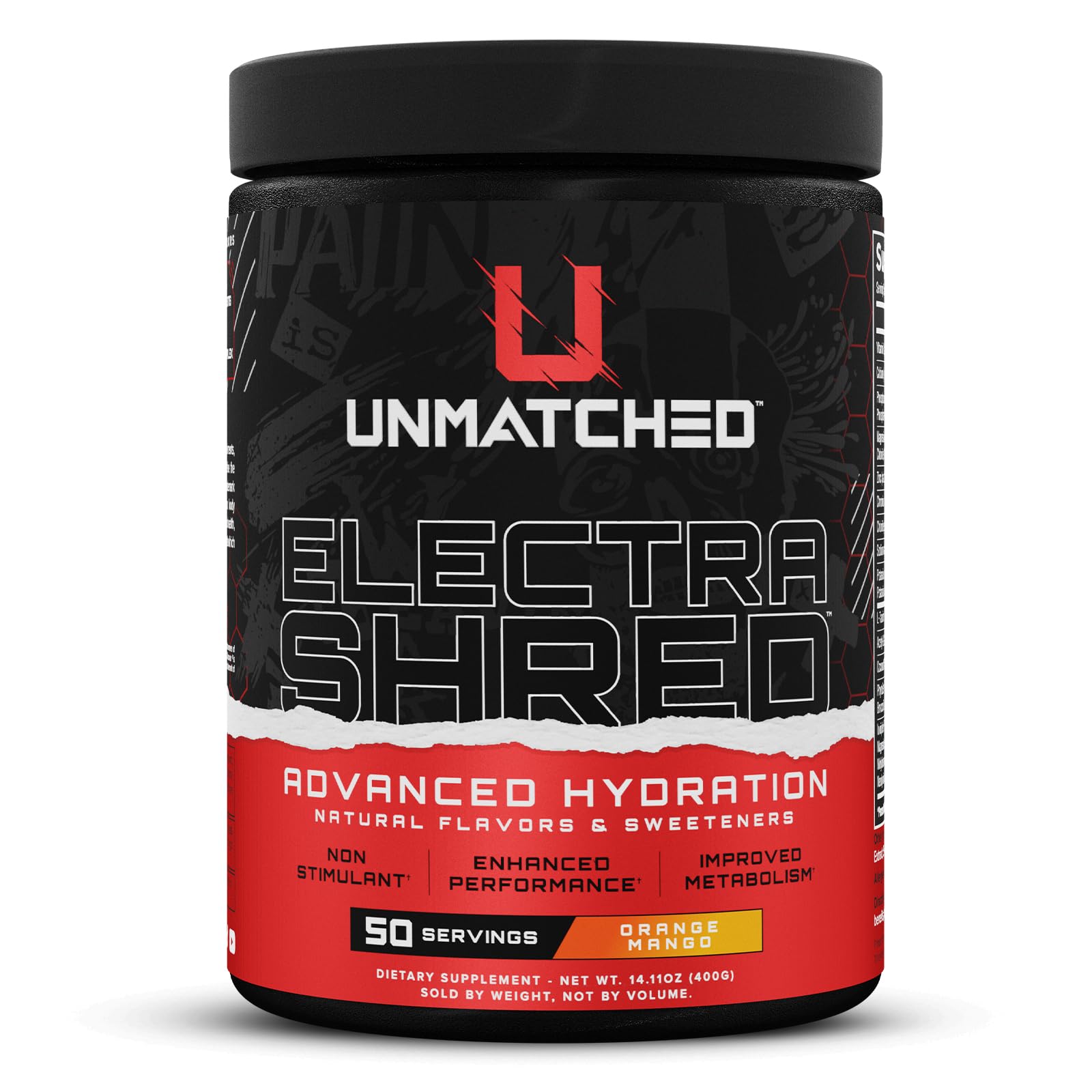 Unmatched Electrashred Advanced Hydration Formula Powder 14.11