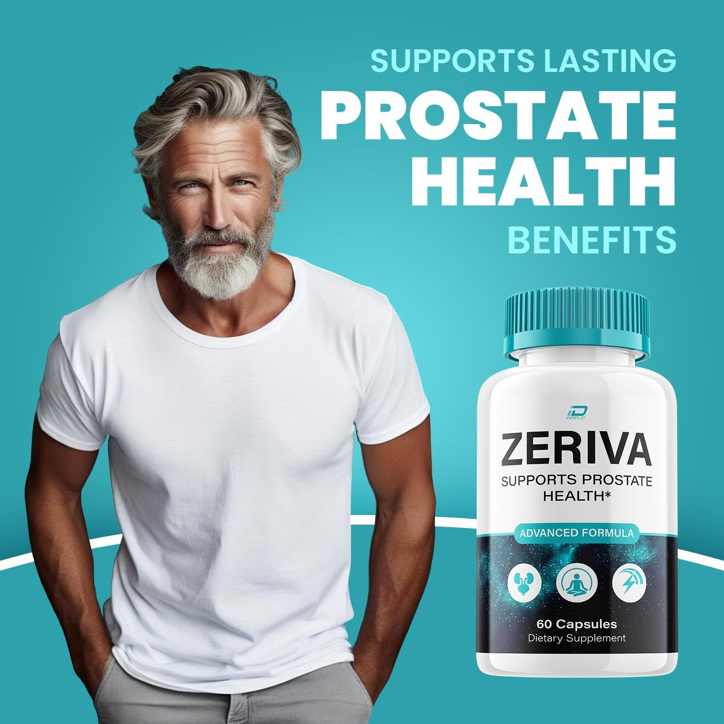 Indelo Zeriva Capsule Advanced Formula Supplements Health Support, 120 Capsules