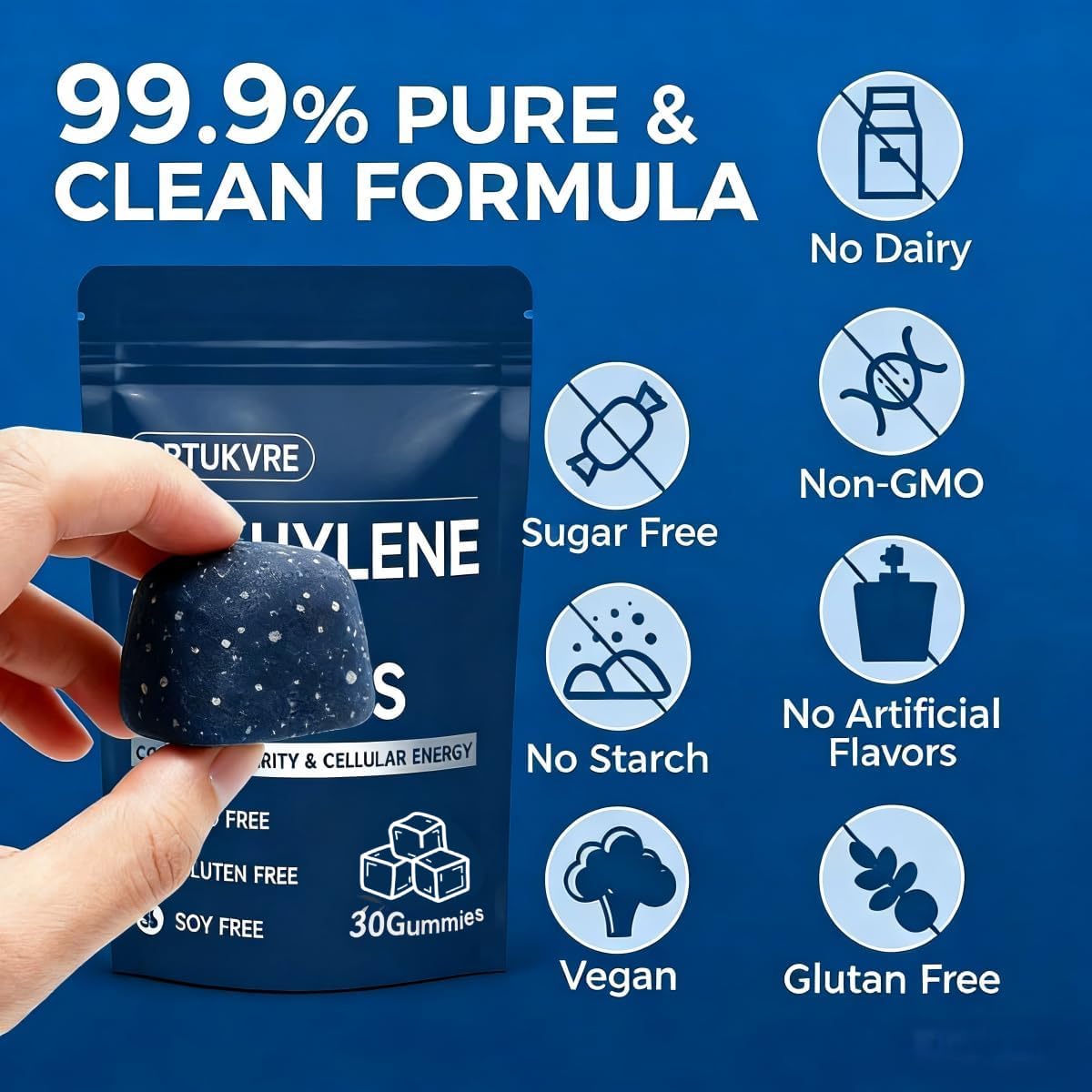 Yeloart Methylene Blue Gummies 30 Gummies