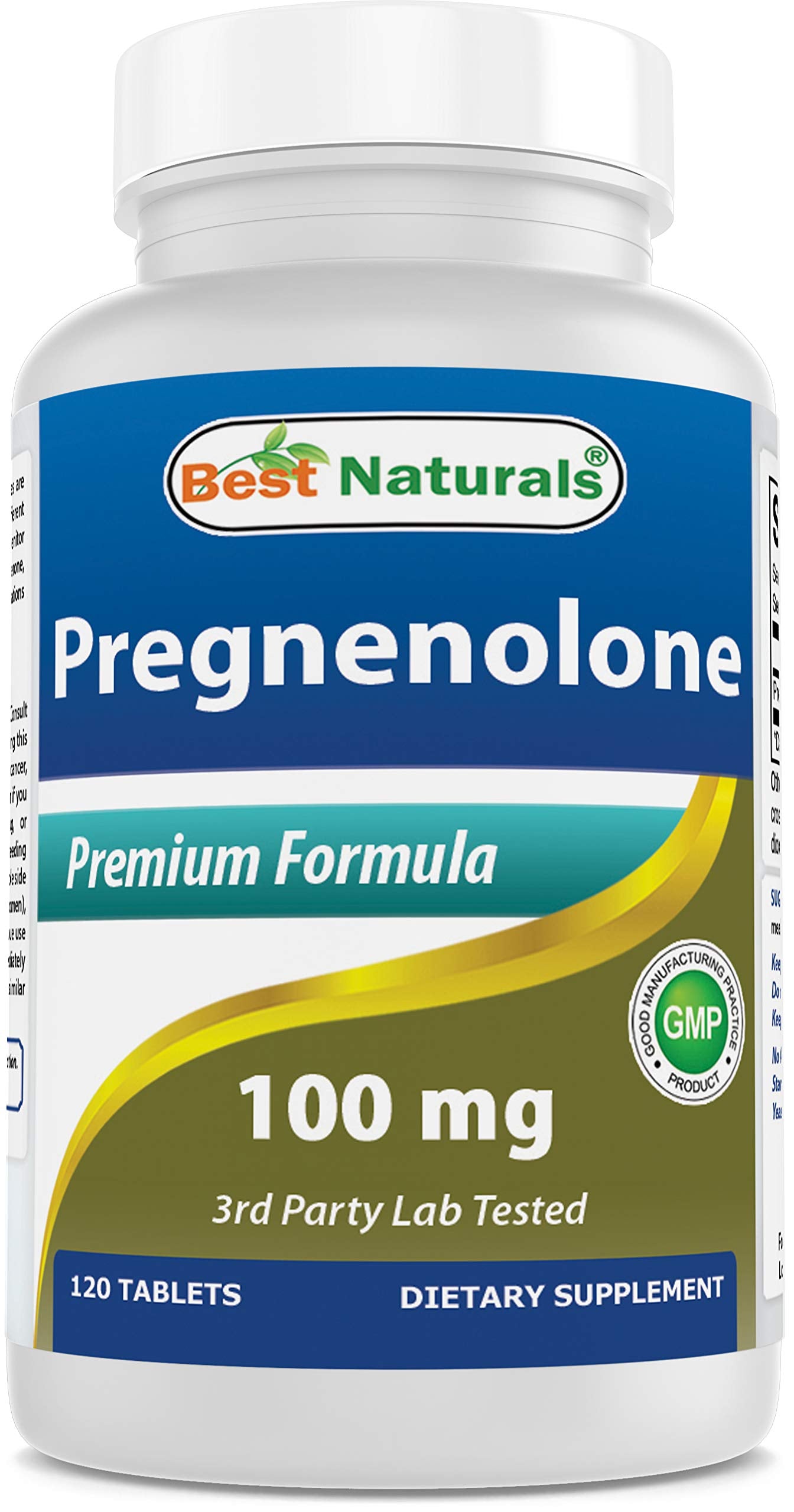 Best Naturals Pregnenolone 100 mg Tablet, 120 Tablets
