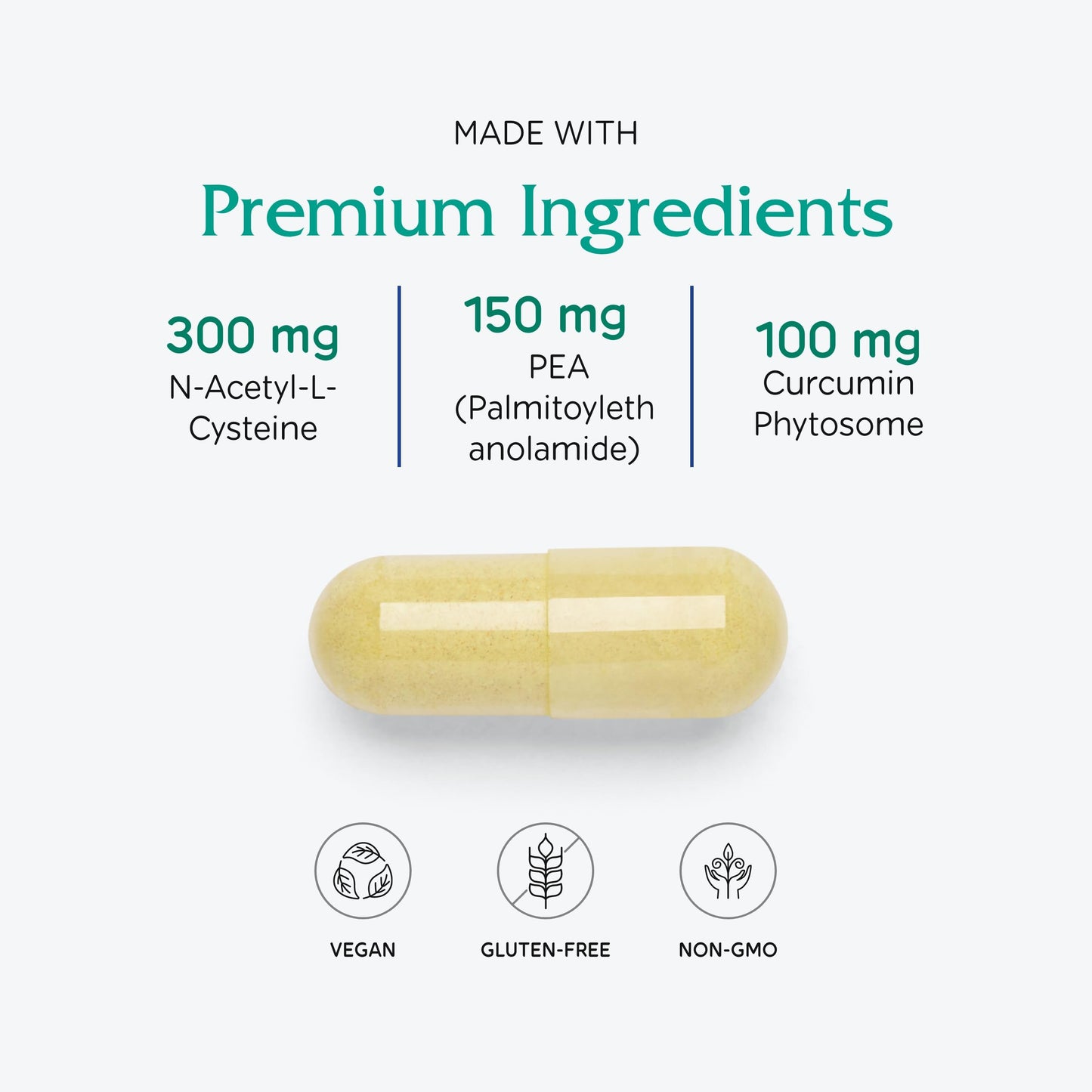 Vitanica NAC-Pea Extra Pelvic Health Capsule, 90 Count