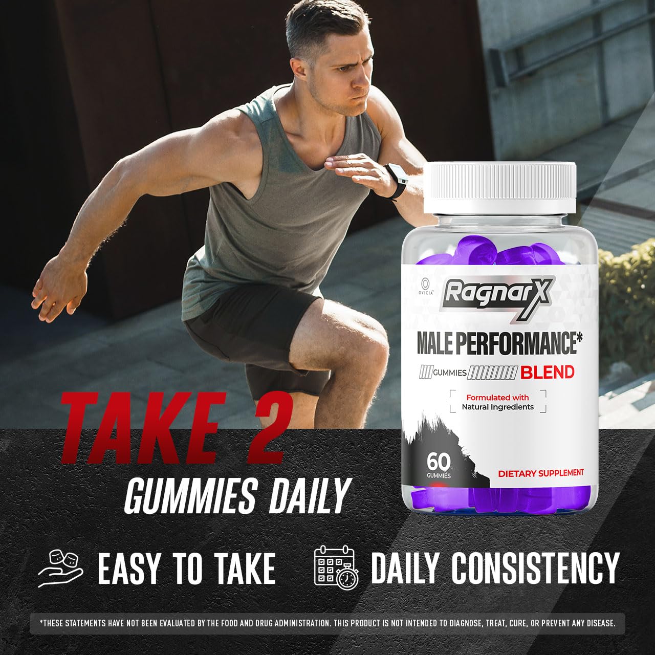 OVICIA RagnarX Gummies Gummy 60 Count