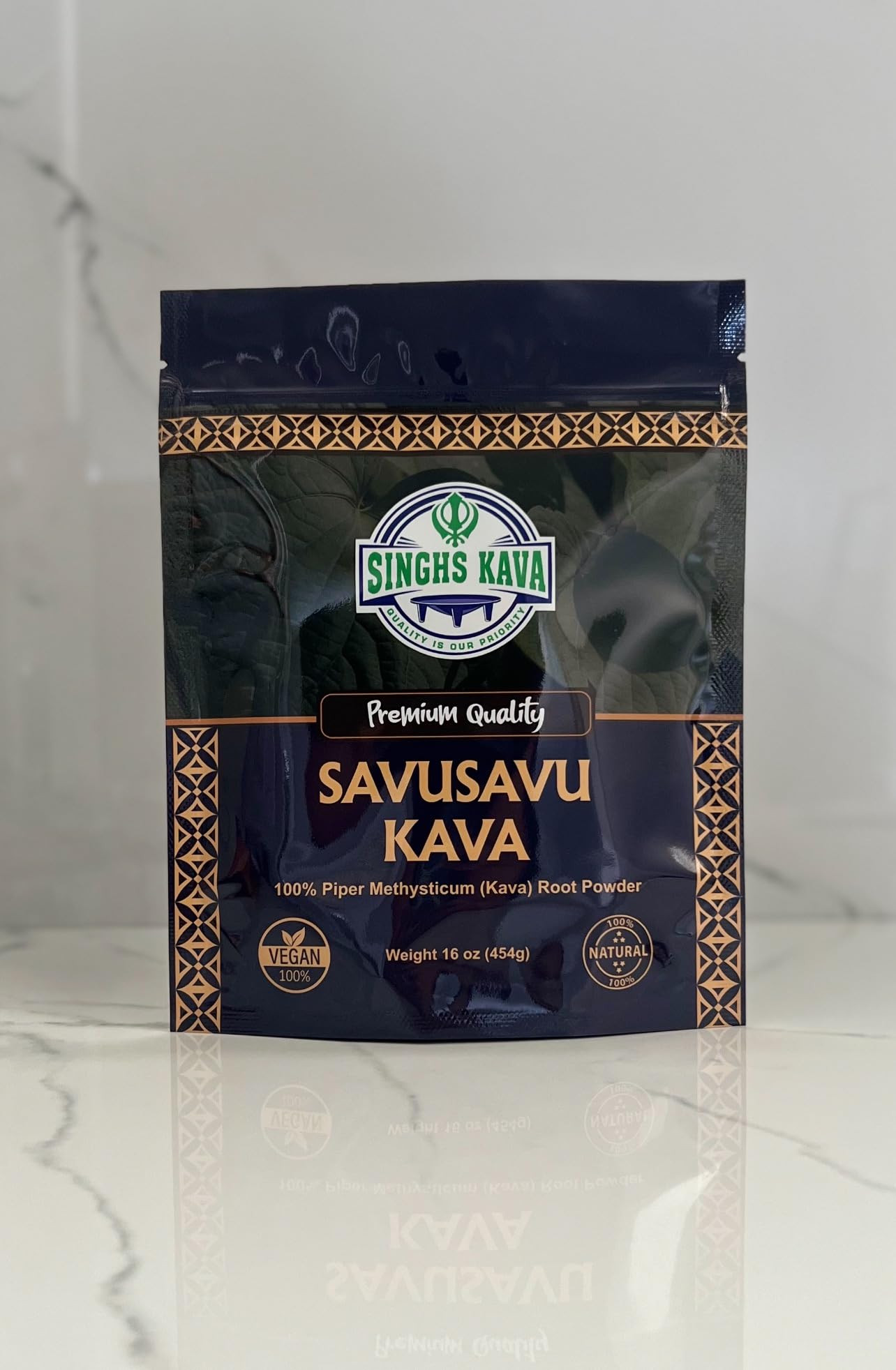 SINGHS Noble Fiji Kava Savusavu Kava Powder 16oz
