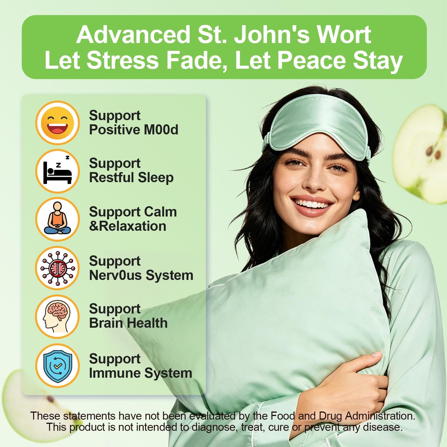 ZOYIIUVY St John's Wort Gummies 800mg 60 Count