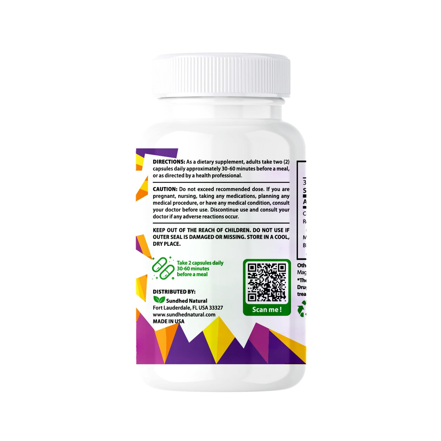Sundhed Natural CoQ10 Powerful Antioxidant Capsules, 60 Count