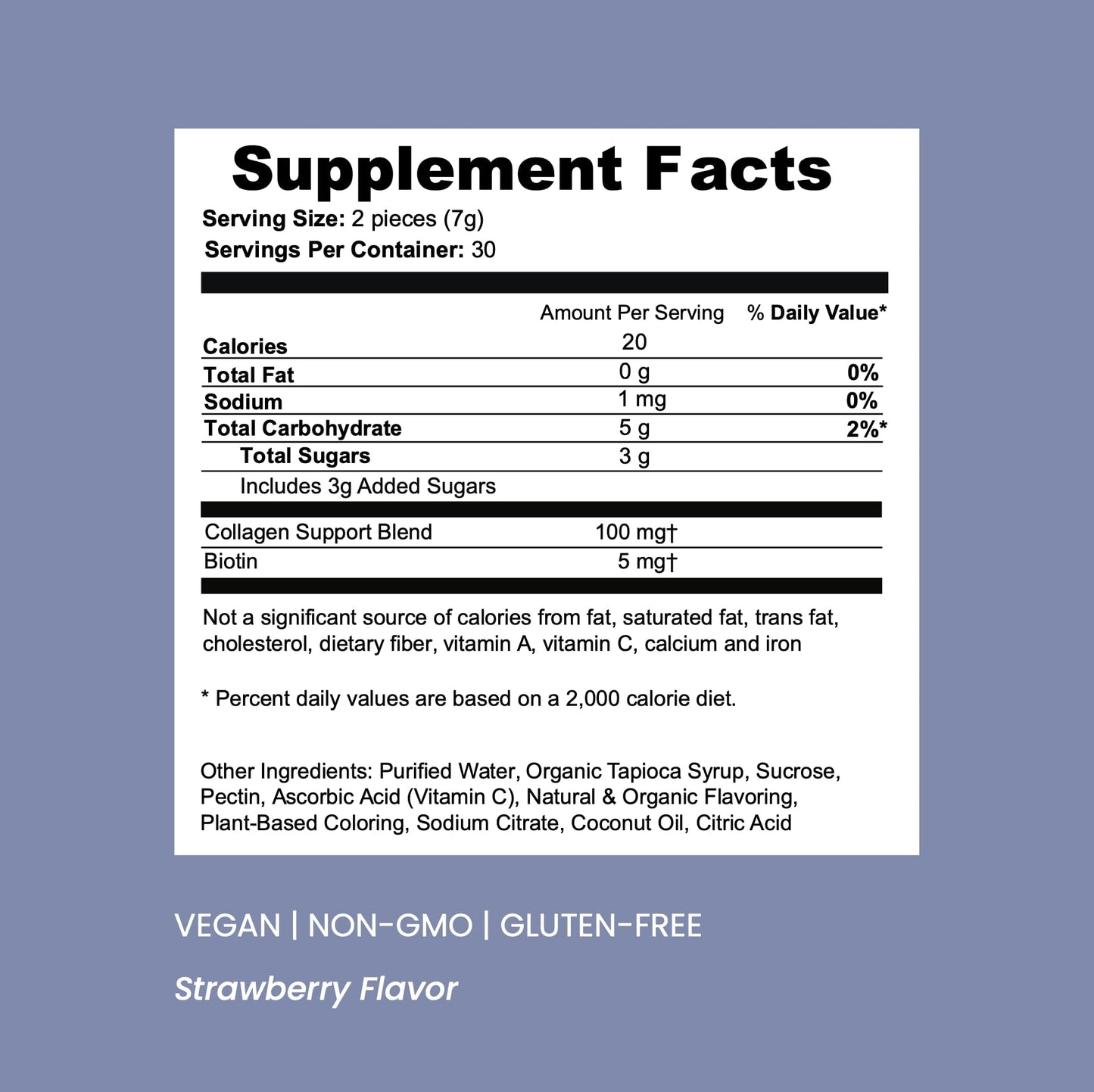 SOULBELLY Collagen Support Gummies 60 Count