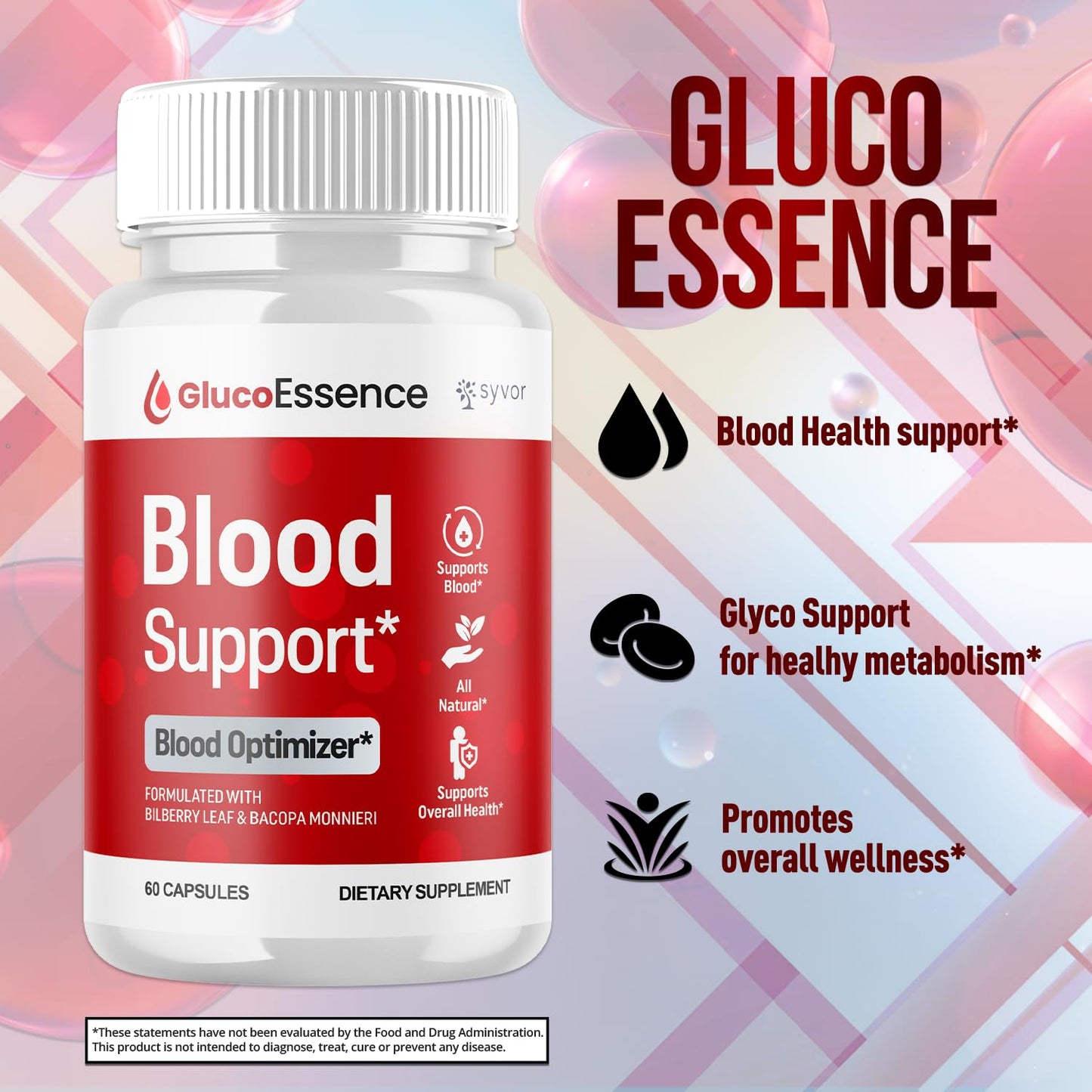 Syvor Gluco Essence Capsules 180 Count