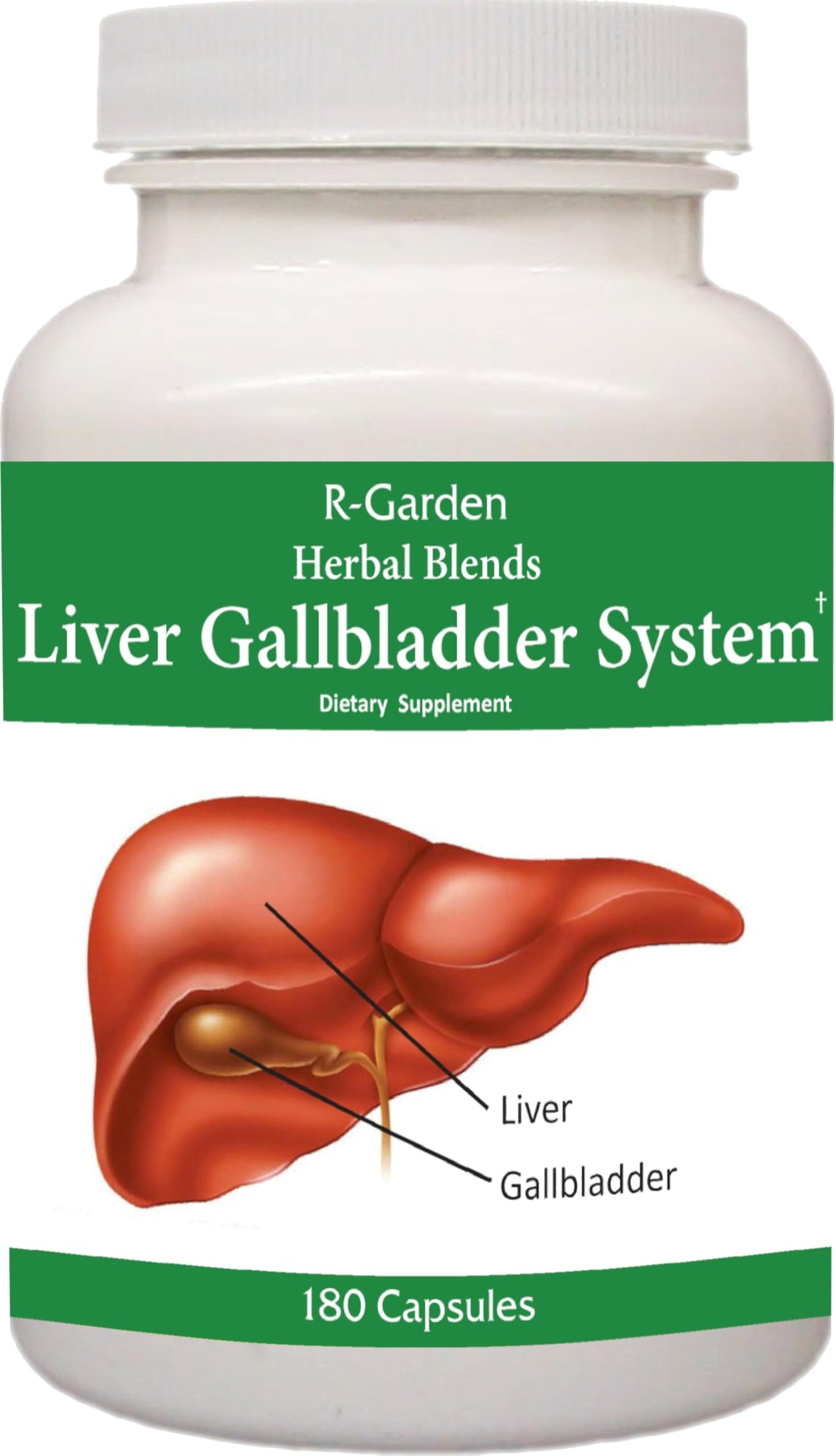 R-Garden Liver Gallbladder System, 180 Capsules