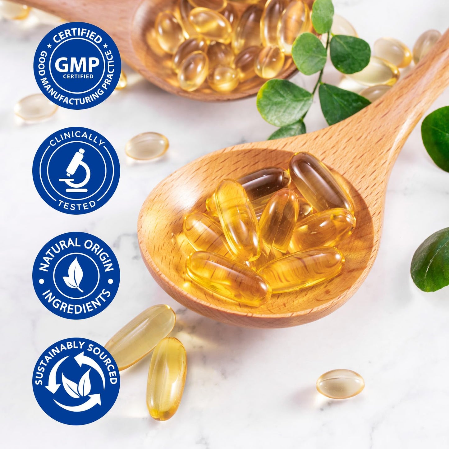 AEBEFBAW Omega 3 Fish Oil Softgel 240 Count