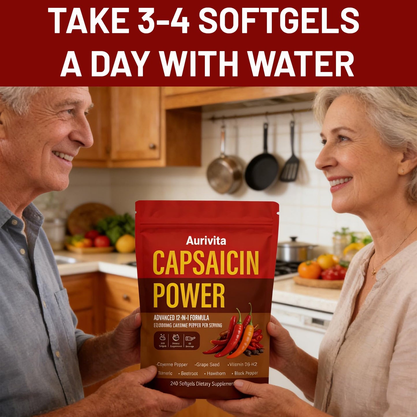 Aurivita Capsaicin Capsule, 1 Count
