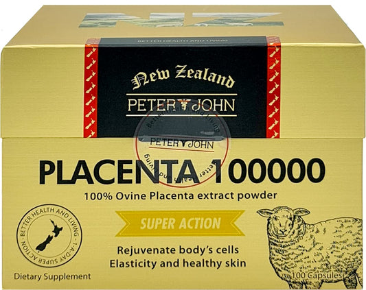 HEALTHFARM Peter John Ovine Placenta 100000 100 Capsules