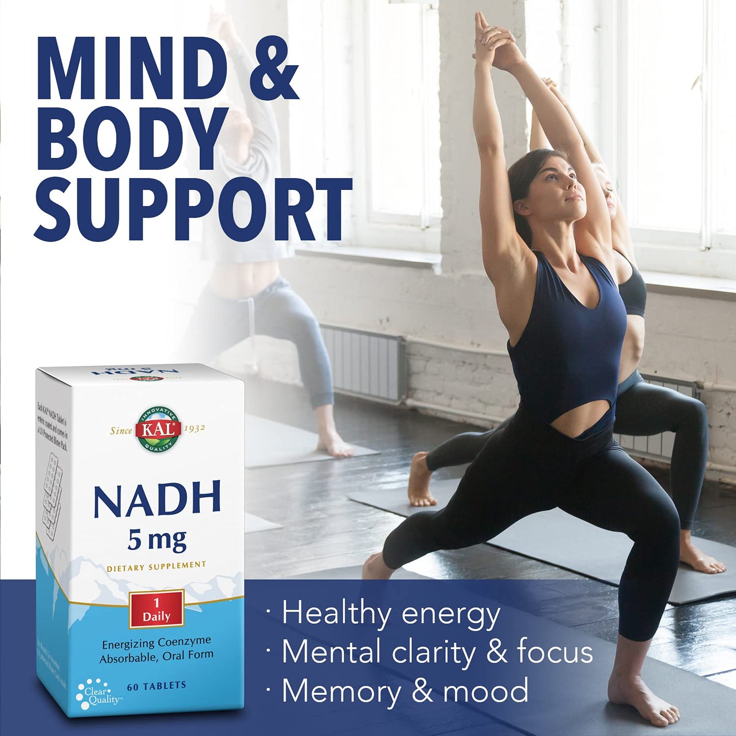 KAL NADH 5mg Tablet, 60 Tablets