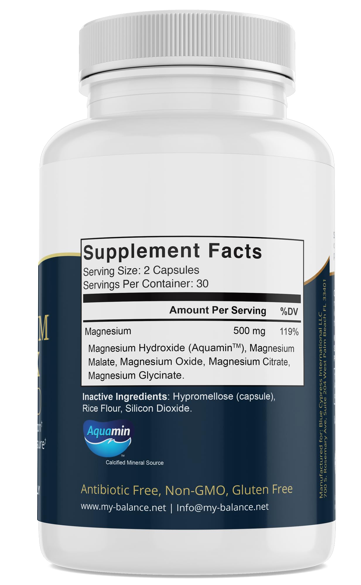 My Balance Nutrisentials Magnesium Complex – 5 Forms in One Capsule, 1 Count