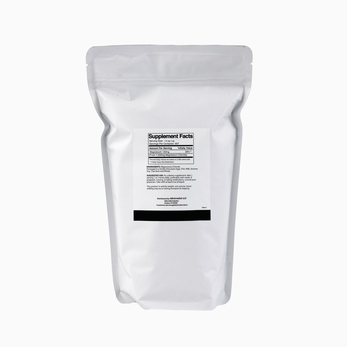 Minimalist Magnesium Chloride Powder, 32 oz