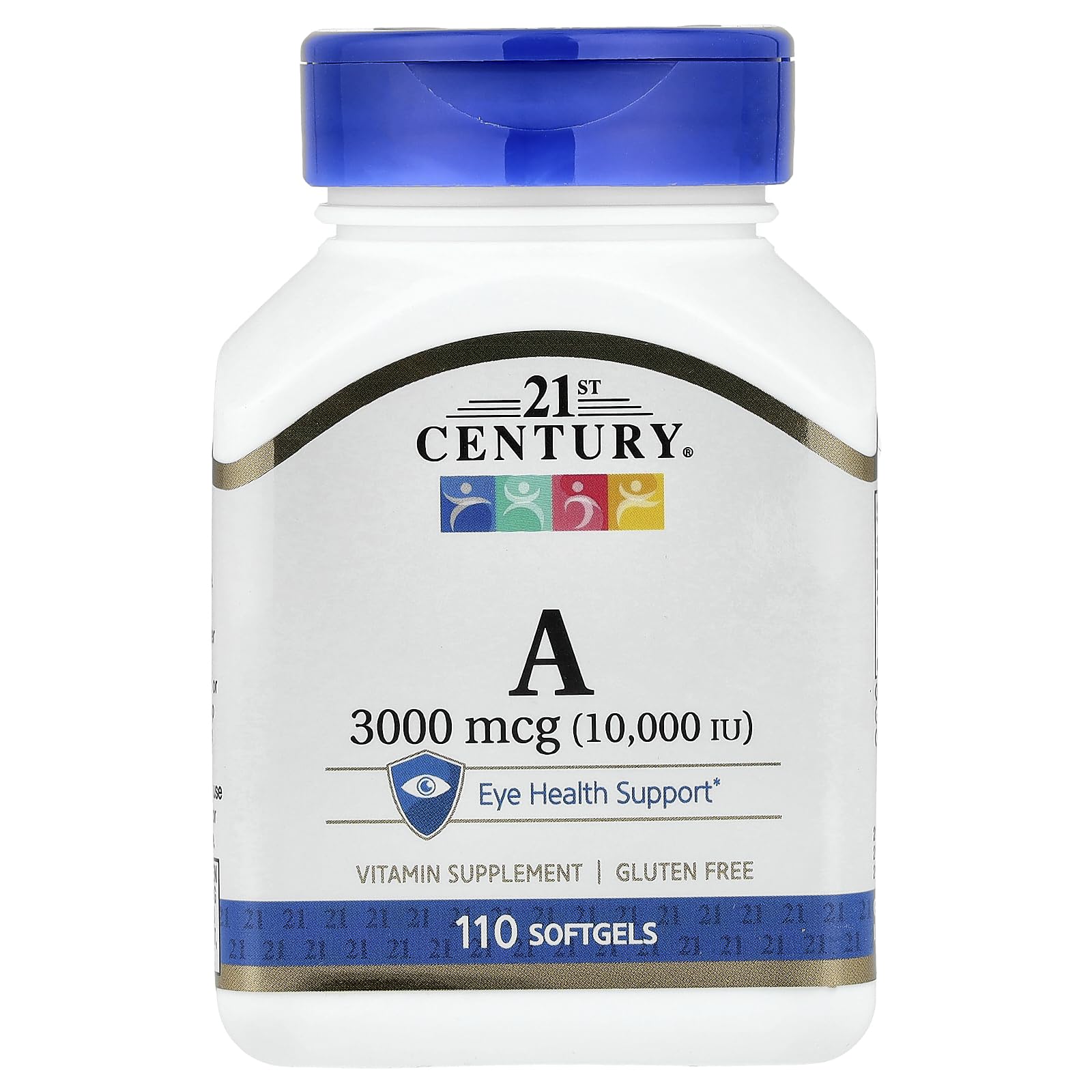 21st Century A 10,000 I.U. Softgel 110 Count
