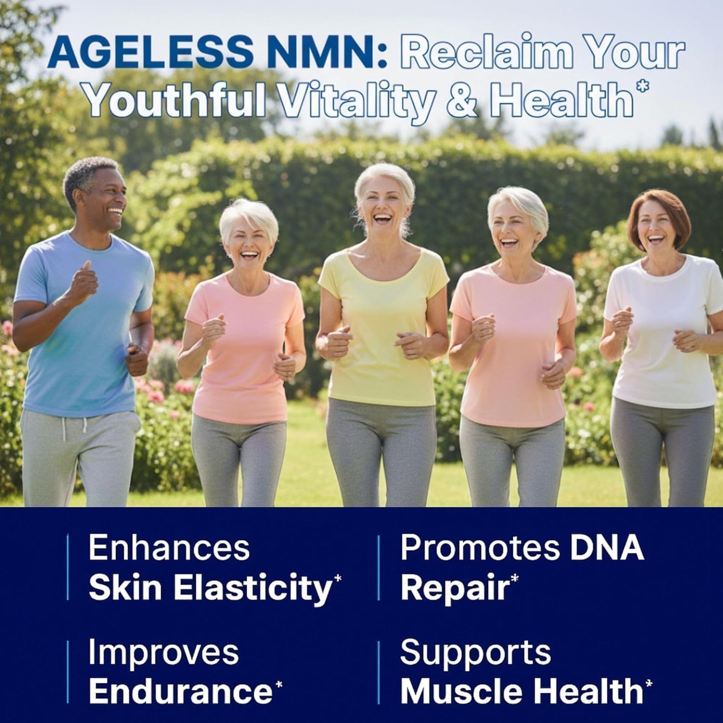 Ageless Foundation Laboratories NMN 500mg Capsule 1 Count