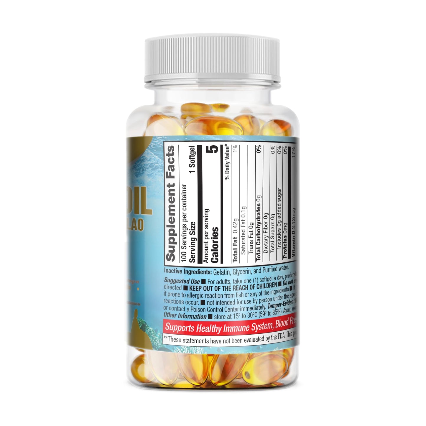 Germa Cod Liver Oil Softgels 200 Softgels