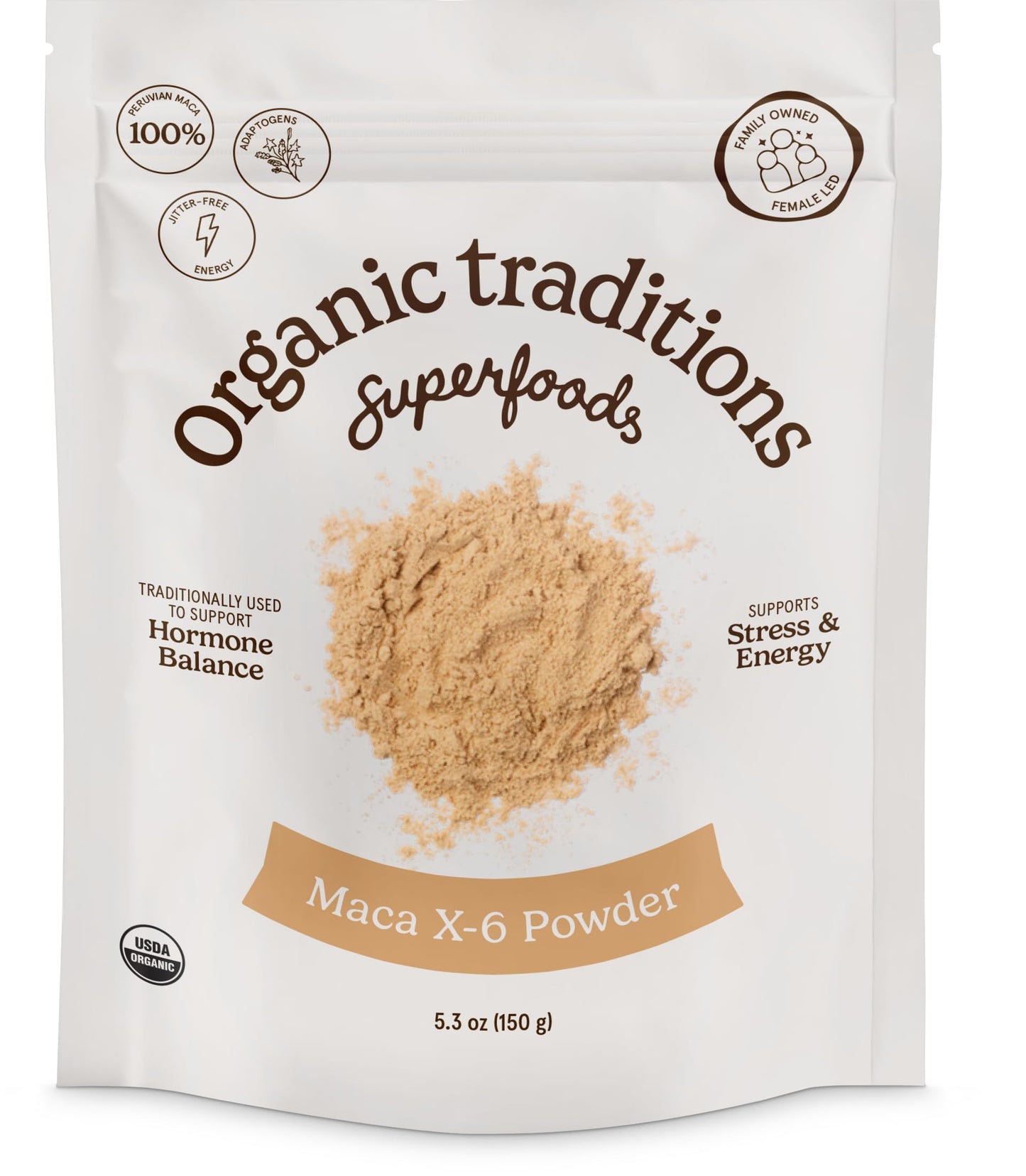 Organic Traditions Maca X 6 Powder, 1 Count