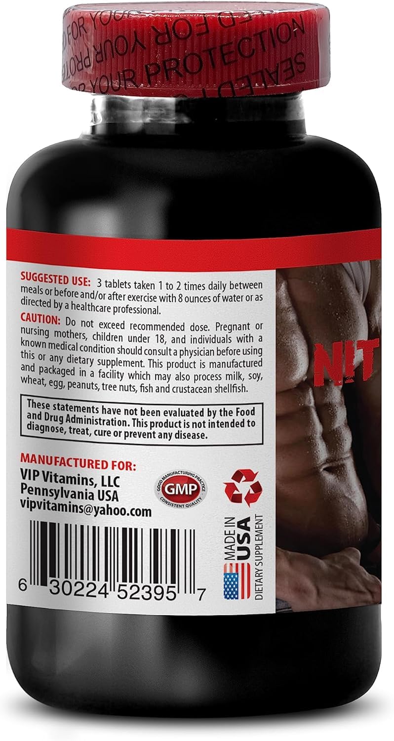 SKIN CARE SOLUTIONS Nitric Oxide for Peak Endurance, 120 Tablets
