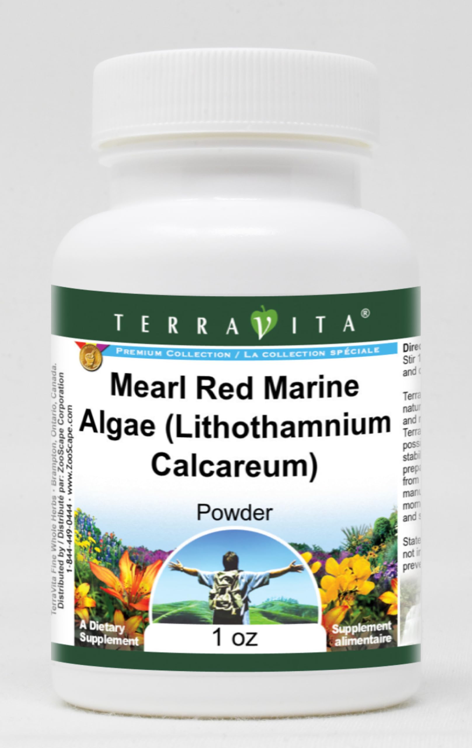 Terravita Mearl Red Marine Algae (Lithothamnium Calcareum) Powder, 3 Pack