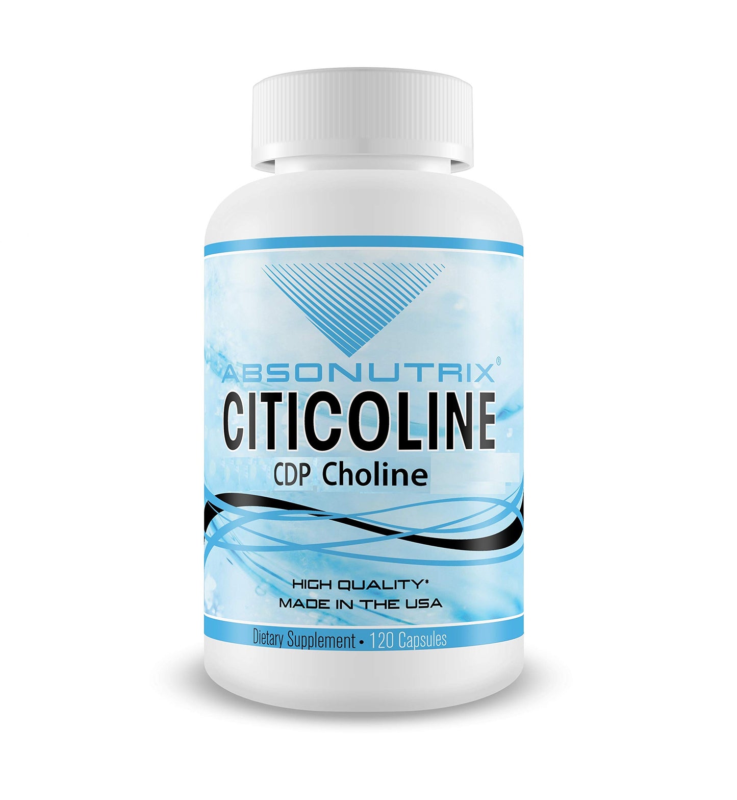 Absonutrix Citicoline CDP Choline 530mg Capsules, 1 Count