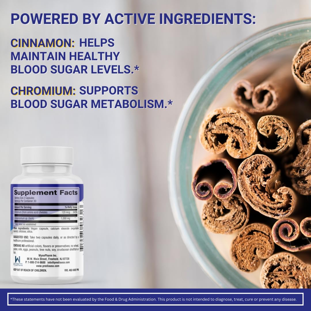 PREDIA Ultimate Blood Sugar Support Vegan Capsules 60 Capsules