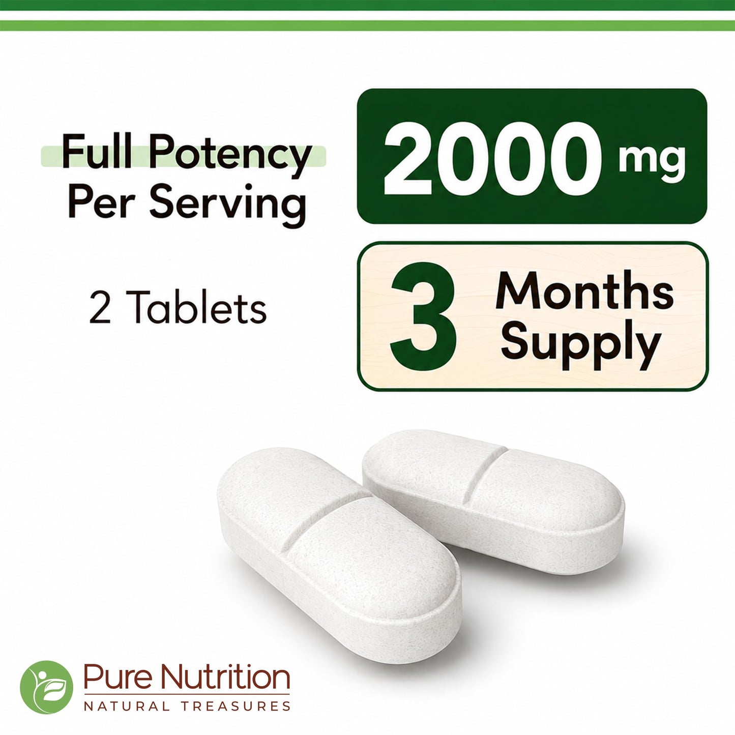PURE NUTRITION NATURAL TREASURES MagG Chelated Magnesium Glycinate Tablet, 180 Tablets