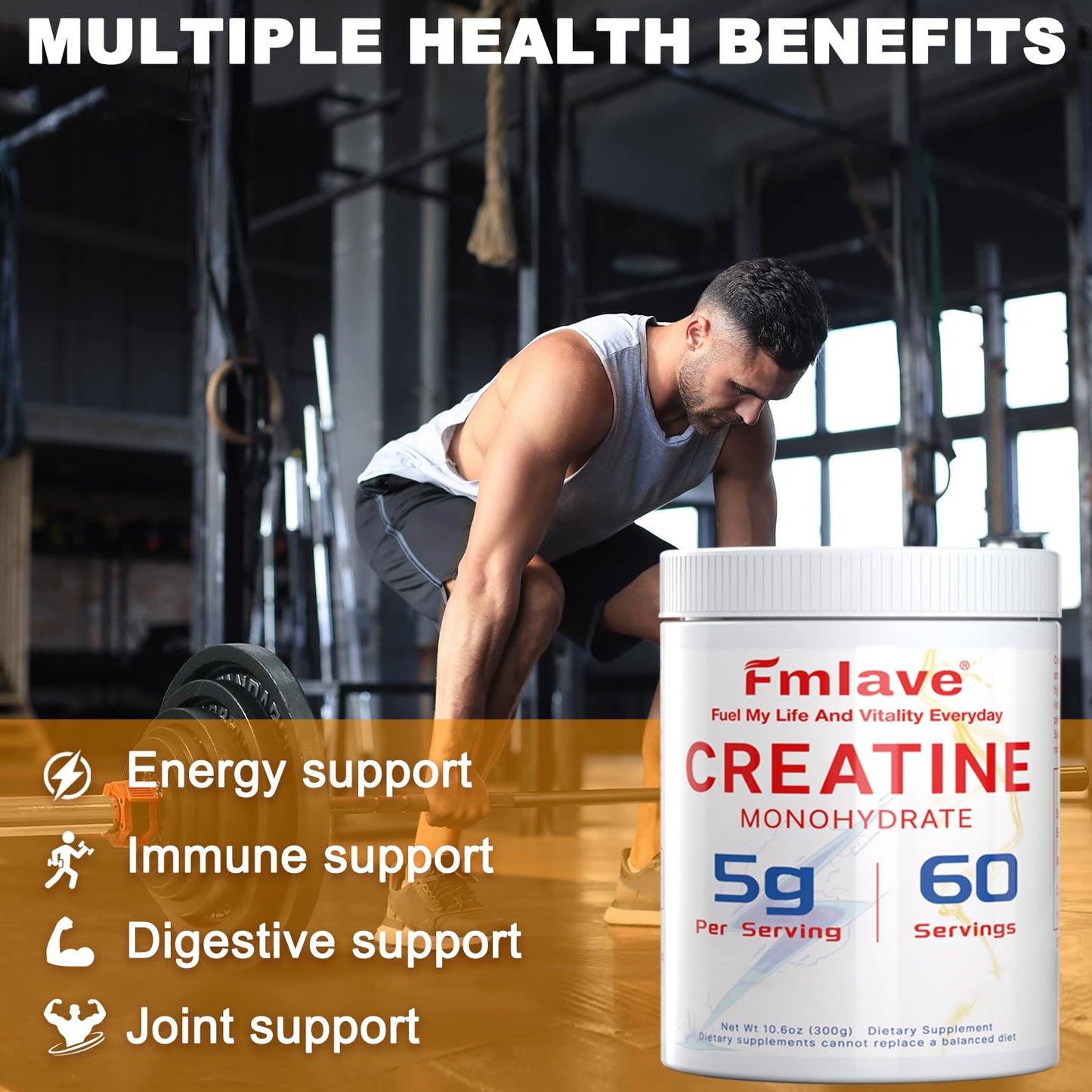 Dr. HR Creatine Monohydrate Powder 10.58 Ounce