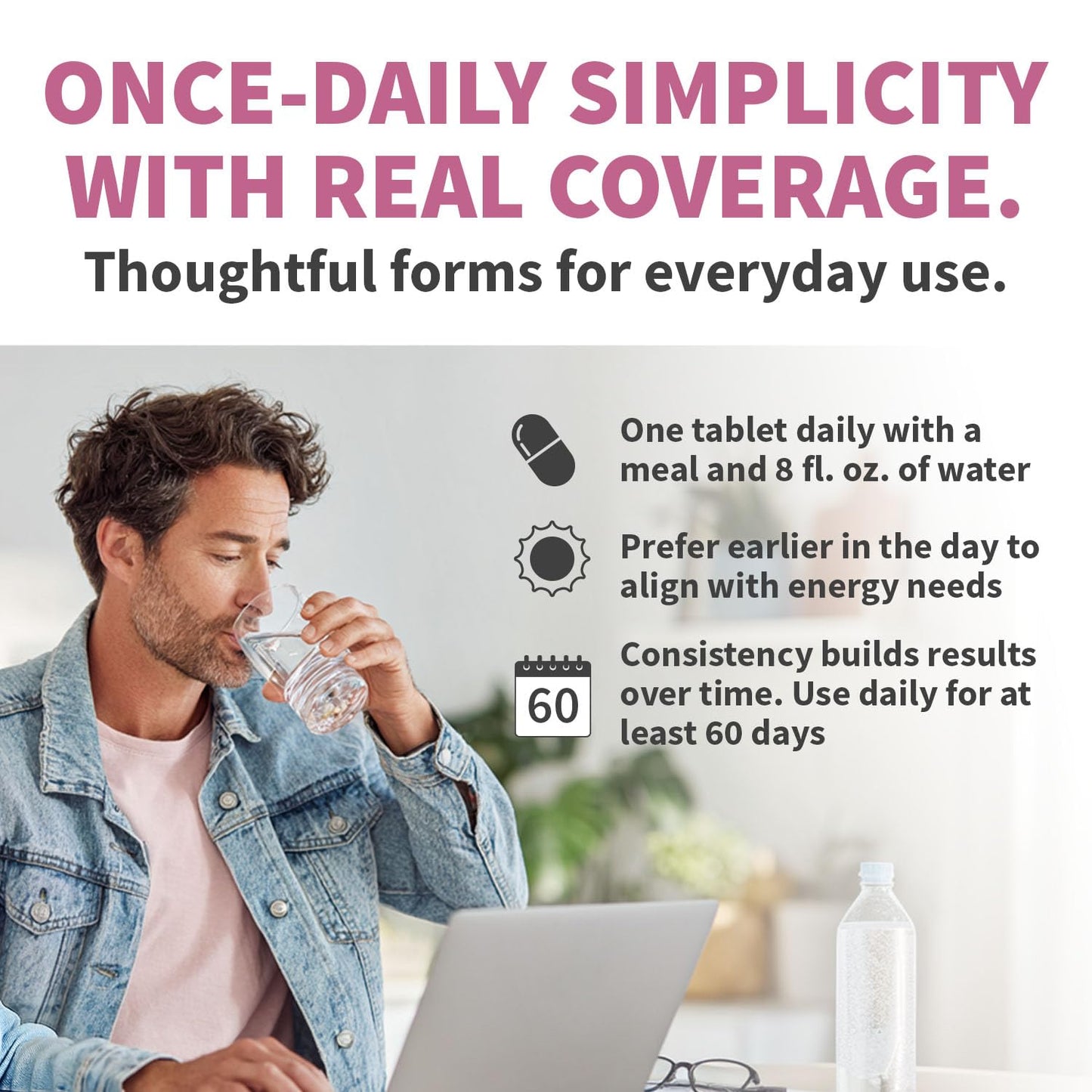 MEDCHOICE Complete 29-in-1 Methylated Multivitamin for Men & Women, Once Daily, 280 Tablets