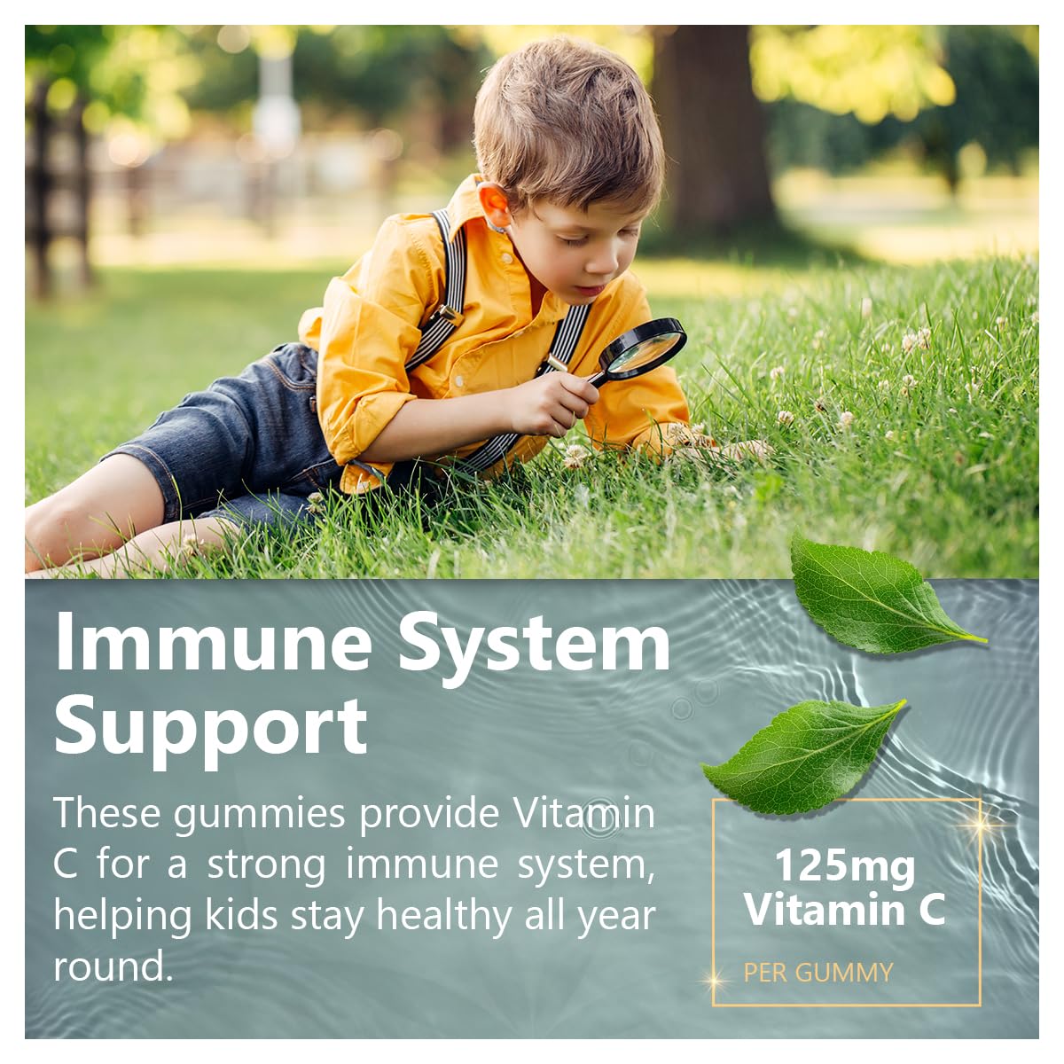 Natvites Kids Vitamin C Gummies 120 Count