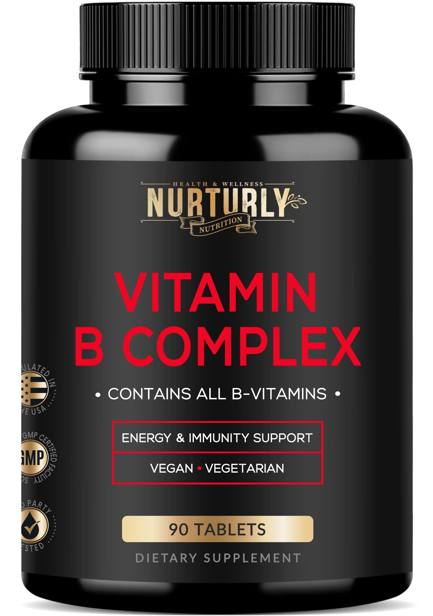 NURTURLY Vitamin B Complex 90 Tablets