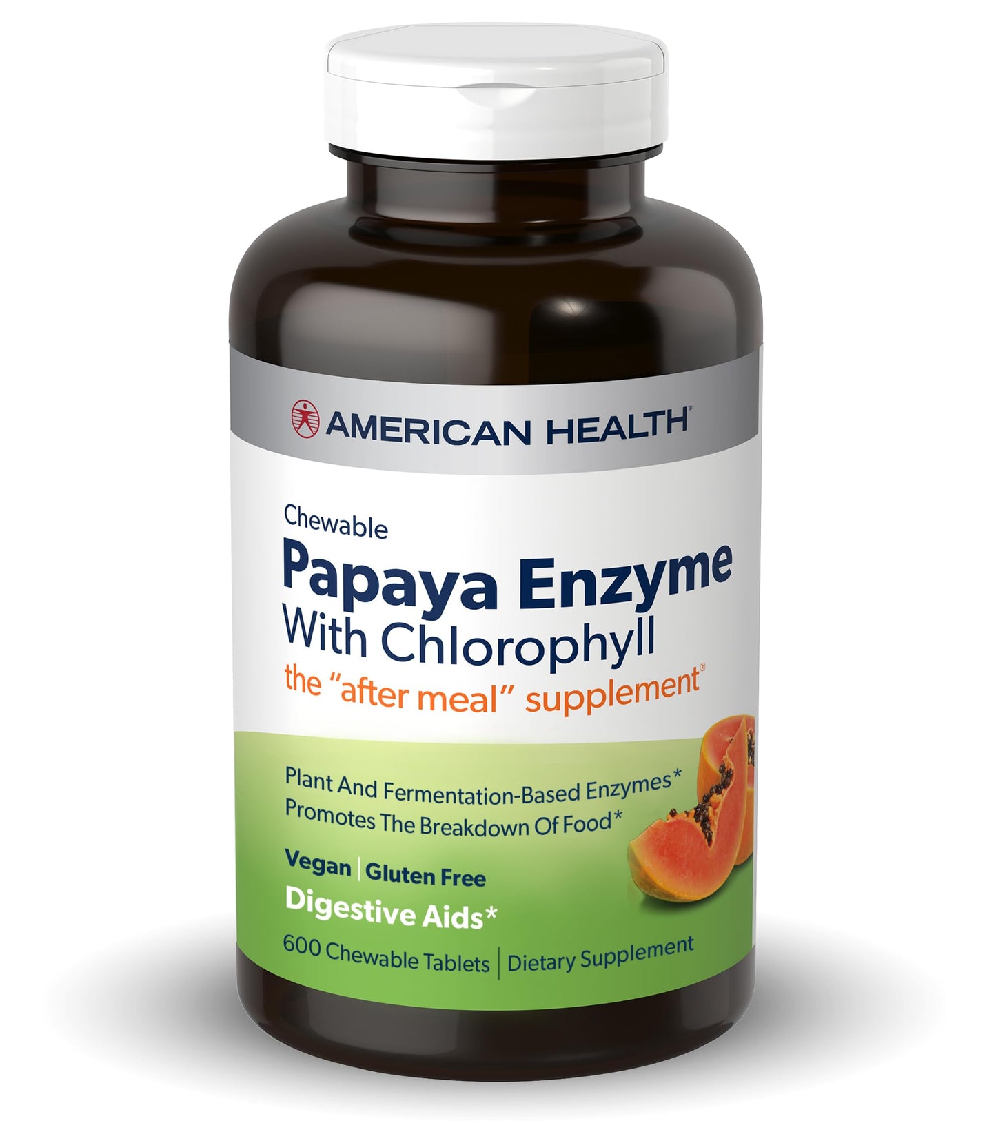 American Health Papaya Enzyme Tablets 600