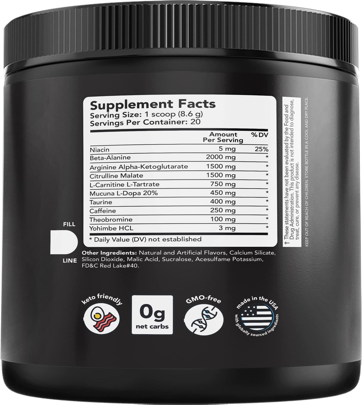 Vitamin Bounty GX7 Pre Workout Powder 9.1 oz