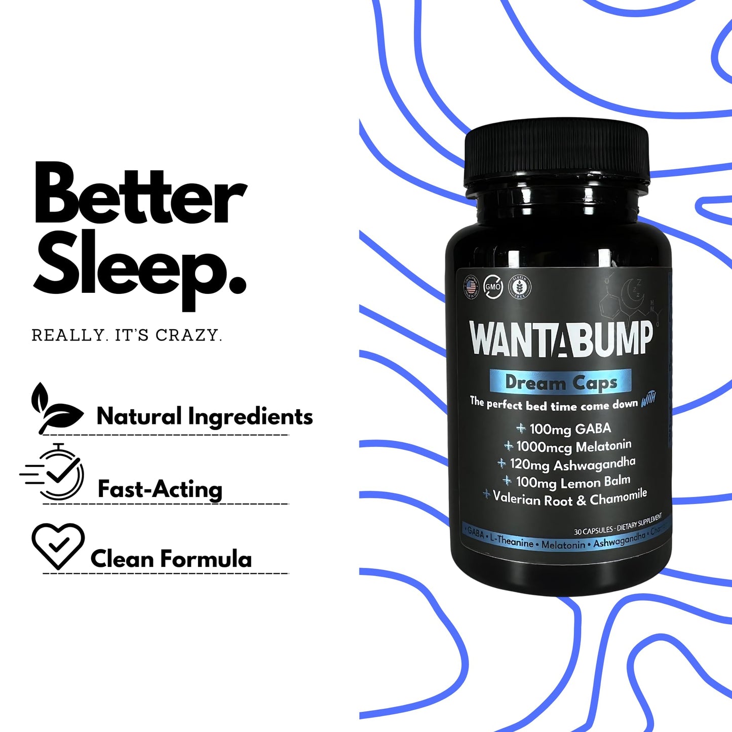 Want A Bump Day & Night Energy With Sleep Aid Bundle 90 Capsules
