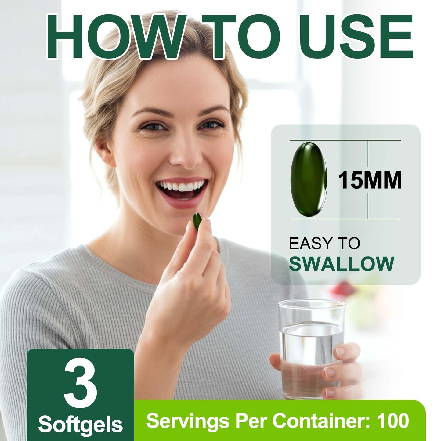VOGSIG Spirulina Chlorella Softgels 300