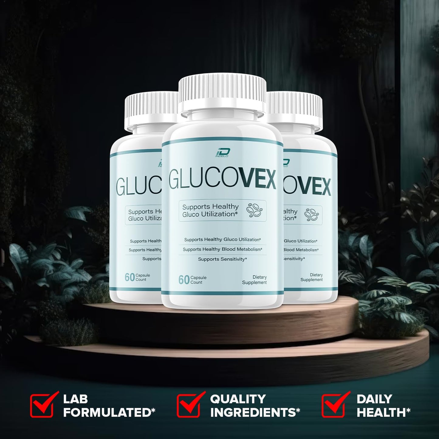 Indelo Glucovex 300 Capsules
