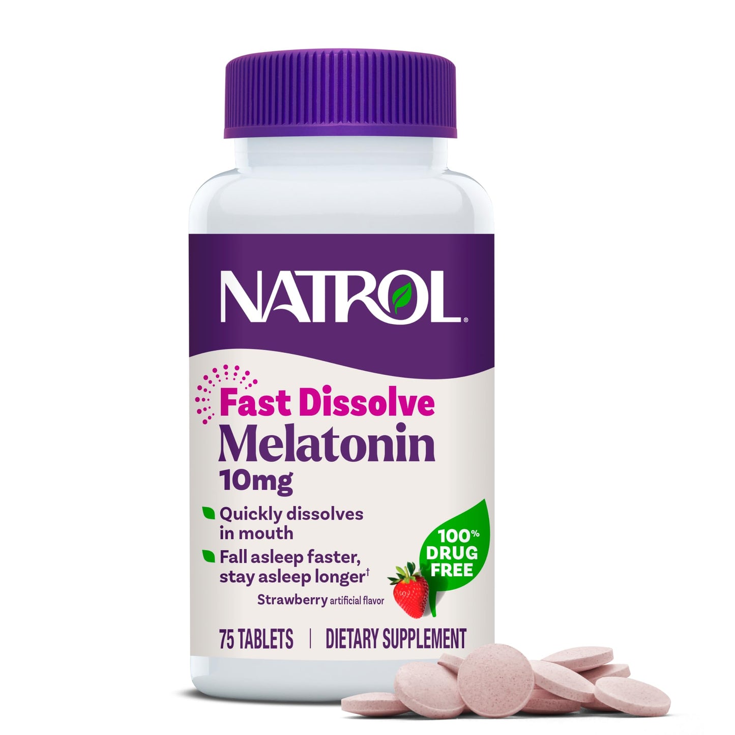 Natrol Melatonin 10mg Fast Dissolve Tablets 75 Count